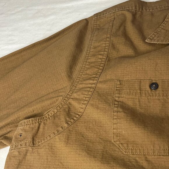 C.E. Schmidt Workwear Mens Brown Long-Sleeve Workwear Shirt 3XL Cotton Durable - Picture 13 of 15